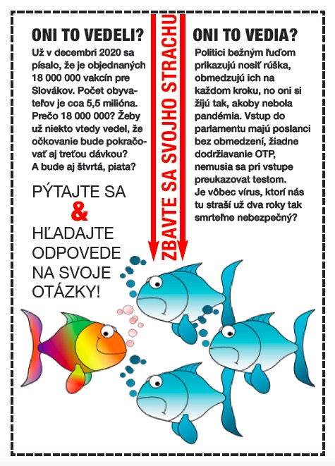 strach leták