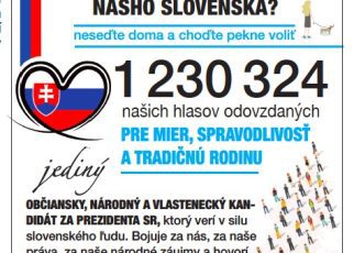 volby slovensko marec 2024 letak prezident stefan harabin